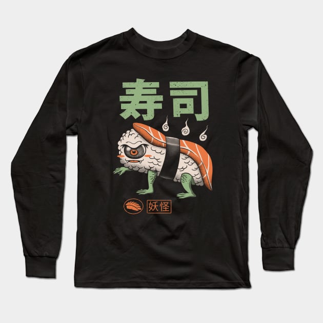 Yokai Sushi Long Sleeve T-Shirt by Vincent Trinidad Art